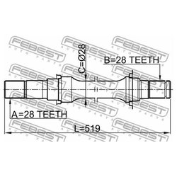 Фото Febest 2212-CAR