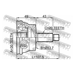 Фото Febest 2310-035