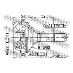 Фото Febest 2510-206A48