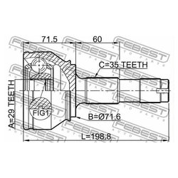 Febest 2510-BOX3