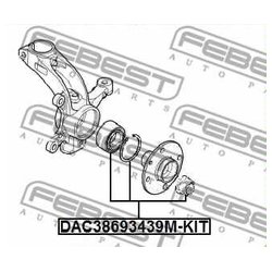 Febest DAC38693439M-KIT