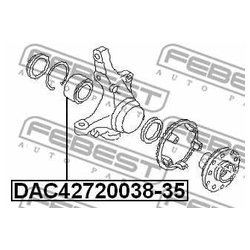Febest DAC42720038-35