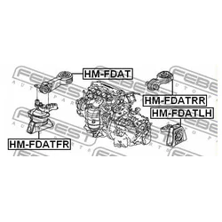 Hm Fdat Febest Opora Dvigatelya Dlya Honda Civic Viii Crossroad Stream