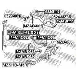 Febest MZAB-MZ3R-KIT