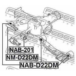 Febest NAB-D22DM