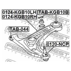 Фото Febest TAB-KGB10B