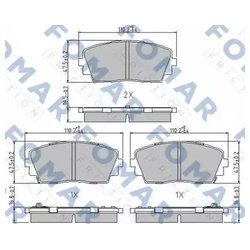 FOMAR Friction FO 244681