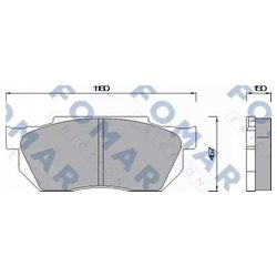 FOMAR Friction FO 438581