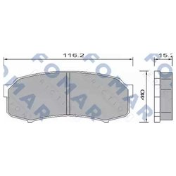 FOMAR Friction FO 644981