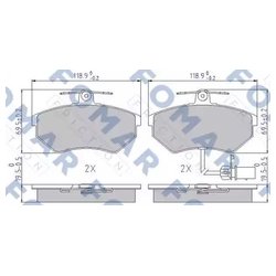 FOMAR Friction FO 689281