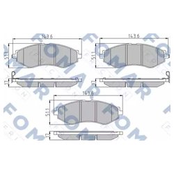 FOMAR Friction FO 846281