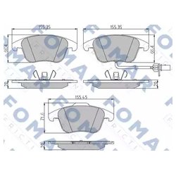 FOMAR Friction FO 862381