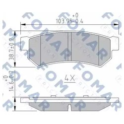 FOMAR Friction FO 887683