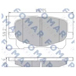 FOMAR Friction FO 901181