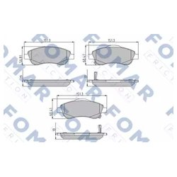 FOMAR Friction FO 933181