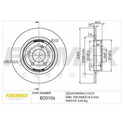 Фото Fremax BD-0106