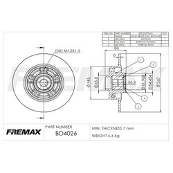 Fremax BD4026KT