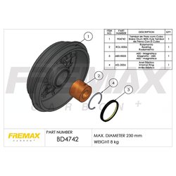 Fremax BD4742KT