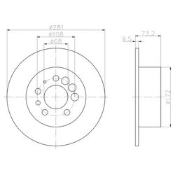 Hella 8DD 355 100-891