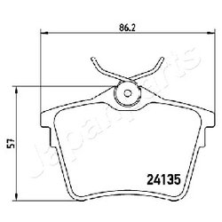 Japanparts PP0606AF