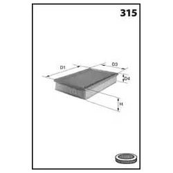 LUCAS FILTERS LFAF305