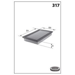 LUCAS FILTERS LFAF654