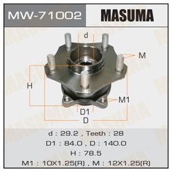Masuma MW71002