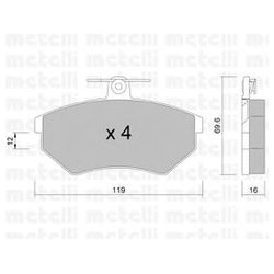 Metelli 22-0050-0