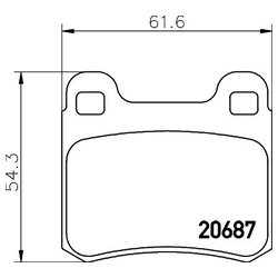 Mintex MDB1222