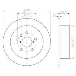 Mintex MDC1511