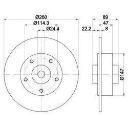 Mintex MDC2374