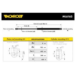 Monroe ML6162