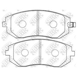 Тормозные колодки nibk pn7460