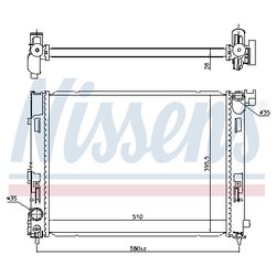 Nissens 606725