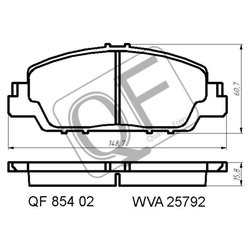 Quattro Freni QF85402