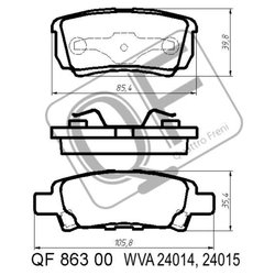 Quattro Freni QF86300