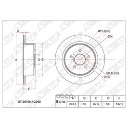 Sat ST-26700-AG000