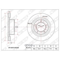 Sat ST-43512-0C020