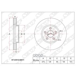 Sat ST-43512-68011