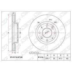 Sat ST-51712-2F100