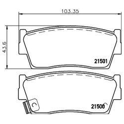 Textar 2150001