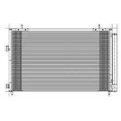 Радиатор кондиционера 88460